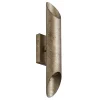 Up+down wandlamp ambachtelijk zilver>Straluma Hot