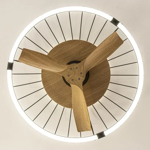Ventilator Nature hout/zwart remote/app>Straluma Online