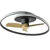 Ventilator Ocean zwart/hout + remote cct>Straluma Sale