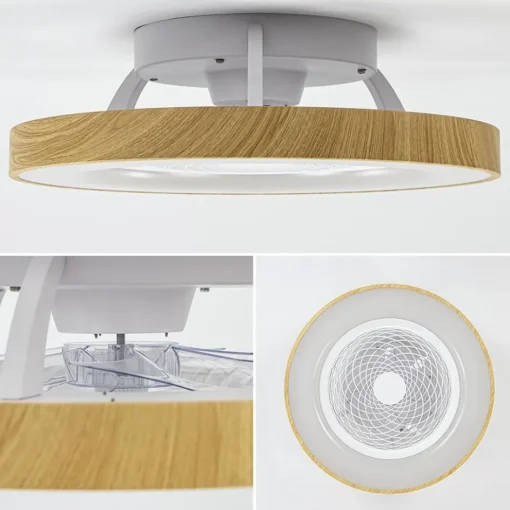 Ventilator Tibet hout/wit afst.bed. cct>Straluma New