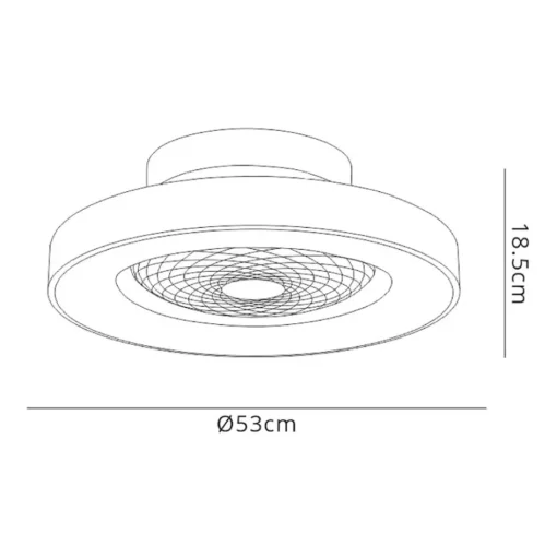 Ventilator Tibet Mini zwart + remote cct>Straluma Online