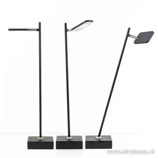 Verstelbare design led tafellamp zwart>Straluma Online