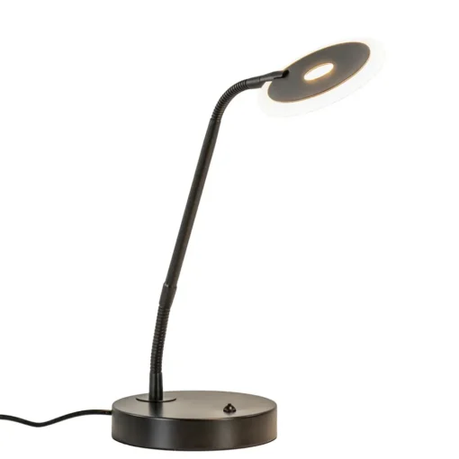 Verstelbare LED tafel/bureaulamp mat zwart dimbaar>Straluma New