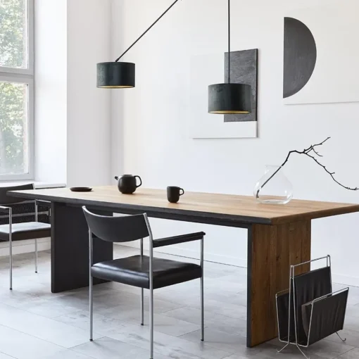 Verstelbare 2-lichts plafondlamp met velvet zwarte kappen>Straluma Best
