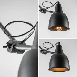 Verstelbare 3-lichts plafondlamp met zwarte kappen></noscript>Straluma Discount