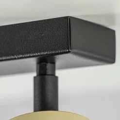 Verstelbare plafondspot GU10 zwart met goud><noscript><img width=