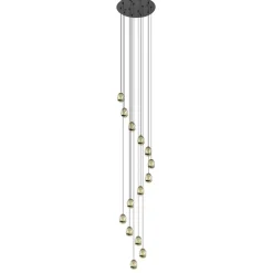 Videlamp Golden Egg 14L zwart/goud>Straluma Outlet