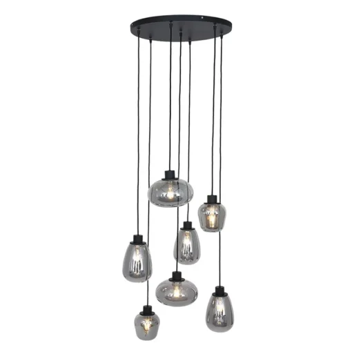 Videlamp 7L zwart met smoke glas mix>Straluma Outlet