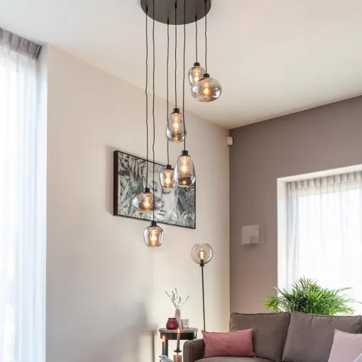 Videlamp 7L zwart met smoke glas mix>Straluma Outlet