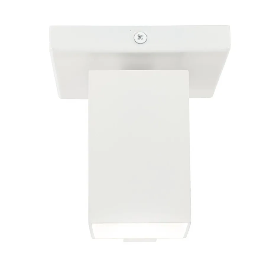 Vierkante opbouwspot mat wit GU10 verstelbaar>Straluma New