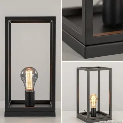 Vierkante tafellamp frame zwart modern></noscript>Straluma New