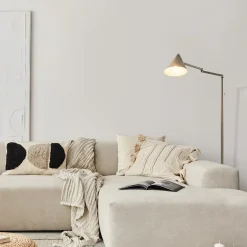Vintage vloerlamp verstelbaar zandkleurig></noscript>Straluma Outlet