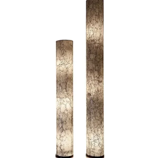 Vloerlamp 200 cm gerecycled glas wit>Straluma