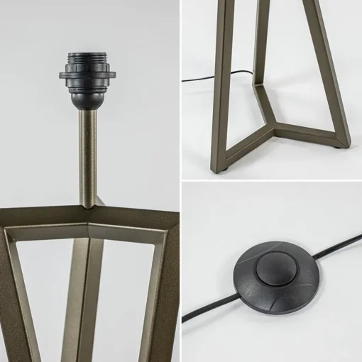 Vloerlamp Atrani platinum excl. kap>Straluma Sale