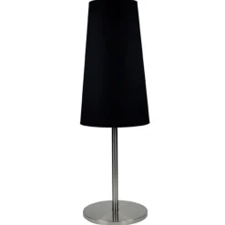 vloerlamp Big kap stof zwart woonkamer>Straluma