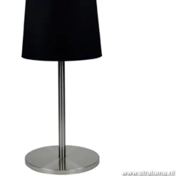 vloerlamp Big kap stof zwart woonkamer>Straluma