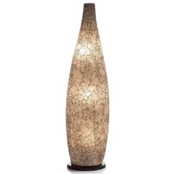 Vloerlamp bottle mozaiek glas zwart/wit>Straluma Clearance