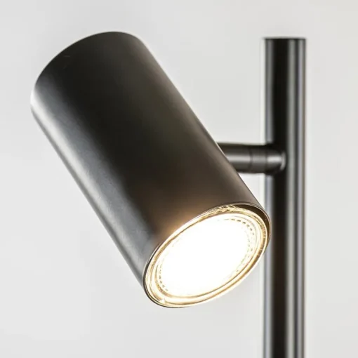 Vloerlamp Burgos 3L spot zwart 3-st dim>Straluma Hot