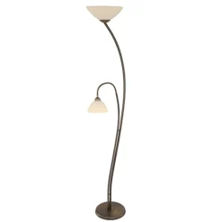 Vloerlamp Capri brons/Glas>Straluma Clearance