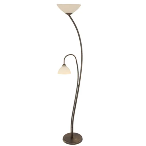 Vloerlamp Capri brons/Glas>Straluma Clearance