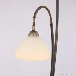 Vloerlamp Capri brons/Glas></noscript>Straluma Clearance