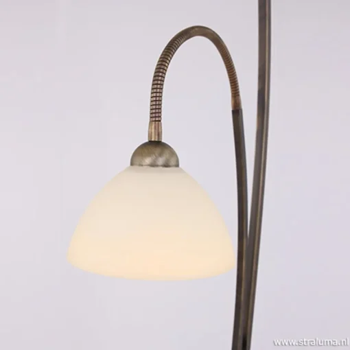 Vloerlamp Capri brons/Glas>Straluma Clearance
