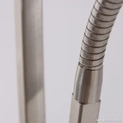 Vloerlamp Capri staal/glas met leeslamp></noscript>Straluma Hot