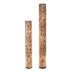 Vloerlamp Coin schelpen cilinder gold></noscript>Straluma Outlet