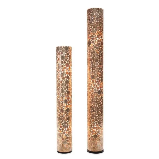 Vloerlamp Coin schelpen cilinder gold>Straluma Outlet