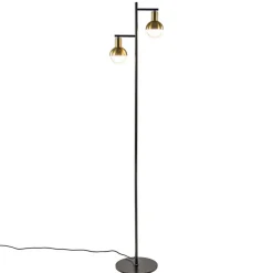 Vloerlamp Drop 2 zwart/matgoud>Straluma Best