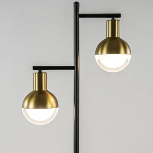 Vloerlamp Drop 2 zwart/matgoud>Straluma Best
