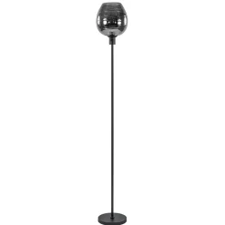Vloerlamp Fantasy op stang zwart + smoke glas>Straluma Sale