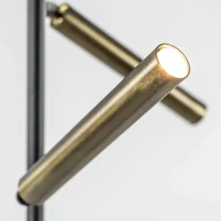 Vloerlamp Flute 2L zwart/brons 2xpushdim dtw></noscript>Straluma New