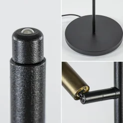 Vloerlamp Flute 2L zwart/brons 2xpushdim dtw></noscript>Straluma New