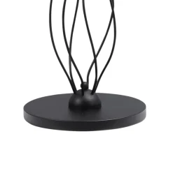 Vloerlamp Gio zwart + bolglas helder><noscript><img width=