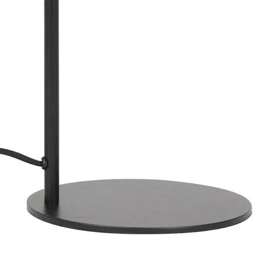 Vloerlamp Lekar zwart met smoke glas>Straluma
