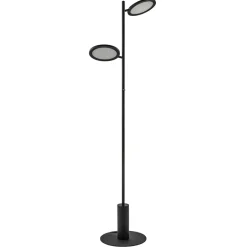 Vloerlamp 2-lichts zwart inclusief 3-standen dimbaar LED>Straluma Best