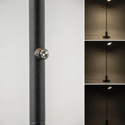 Vloerlamp 2-lichts zwart inclusief 3-standen dimbaar LED></noscript>Straluma Best