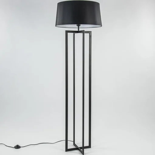 Vloerlamp Mace frame zwart exclusief kap>Straluma Best