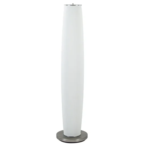 Vloerlamp Terra nikkel/wit glas dtw>Straluma Best