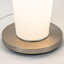 Vloerlamp Terra nikkel/wit glas dtw></noscript>Straluma Best