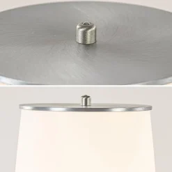 Vloerlamp Terra nikkel/wit glas dtw></noscript>Straluma Best