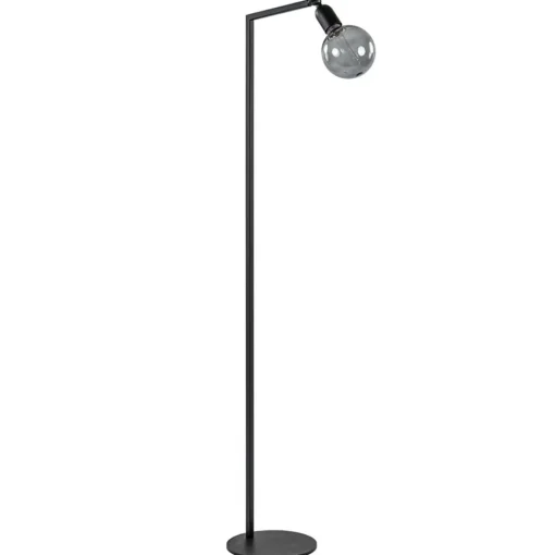 Vloerlamp Tube zwart basic met verstelbare pendel>Straluma Best