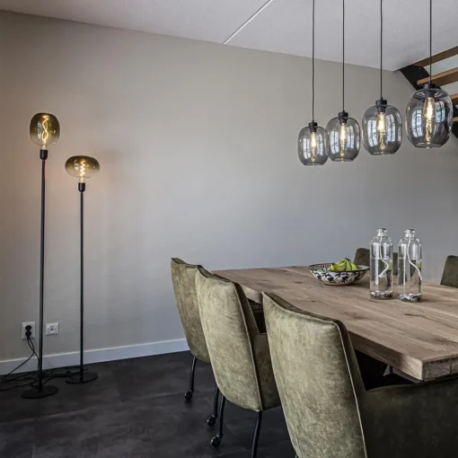 Vloerlamp Tube zwart 160cm>Straluma