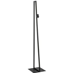 Vloerlamp/lampvoet mat zwart excl. kap>Straluma