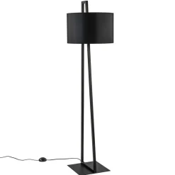Vloerlamp/lampvoet mat zwart excl. kap>Straluma