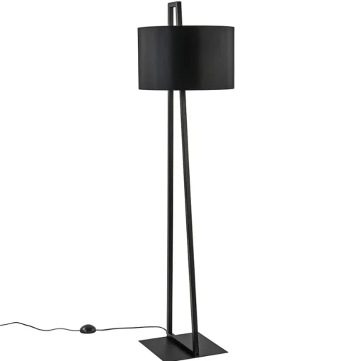 Vloerlamp/lampvoet mat zwart excl. kap>Straluma
