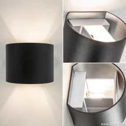 Wandlamp afgerond zwart/grijs stelklep g9></noscript>Straluma Online