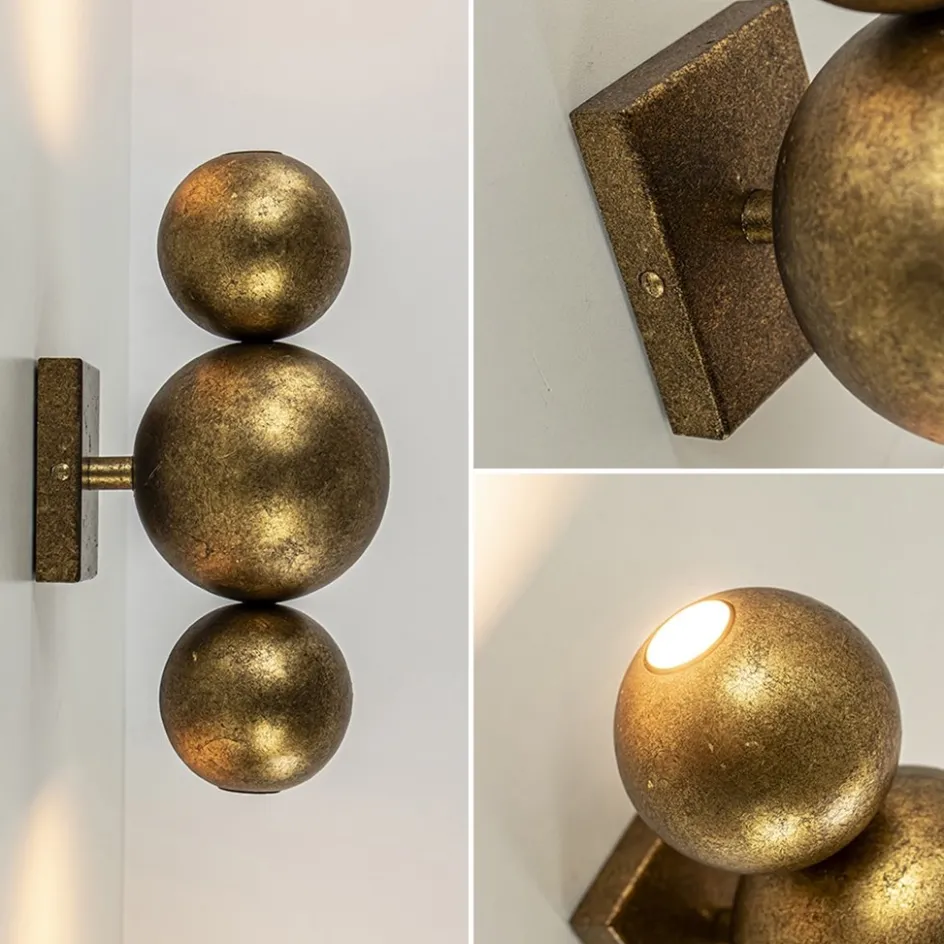 Wandlamp ambachtelijk brons inclusief LED>Straluma Clearance