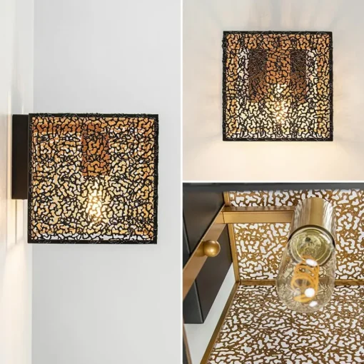 Wandlamp Avola zwart/goud>Straluma Outlet